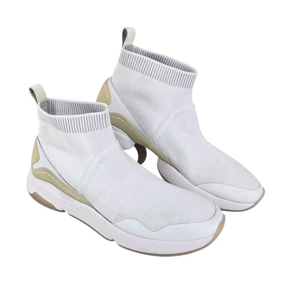 Cole Haan Shoes ZeroGrand Motion All-Day Slip On Womens 6.5 B White Knit Hi Top - Picture 14 of 14